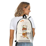 3D Print Molcar Student Backpack Waterproof Boys/Girls Travel Backpack