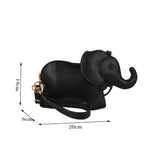 Elephant Women Wallet Clutch Bags Leather Shoulder Bag