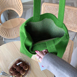 Cartoon Rabbit Knitting Shoulder Bag for Women