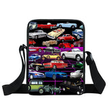 Cartoon Racing Car Crossbody Bag Women Handbag Small Shoulder Bags Satchel
