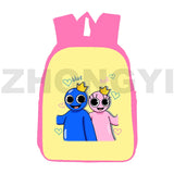 3D Rainbow Backpack for Kids School Bags 12/16 Inch