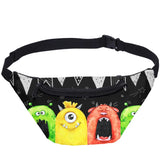 Kids Cartoon Running Sport Waist Bag Fanny Pack Mini Crossbody Lumbar Bag