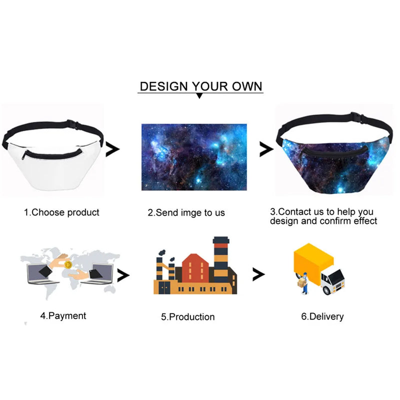 Kids Cartoon Running Sport Waist Bag Fanny Pack Mini Crossbody Lumbar Bag
