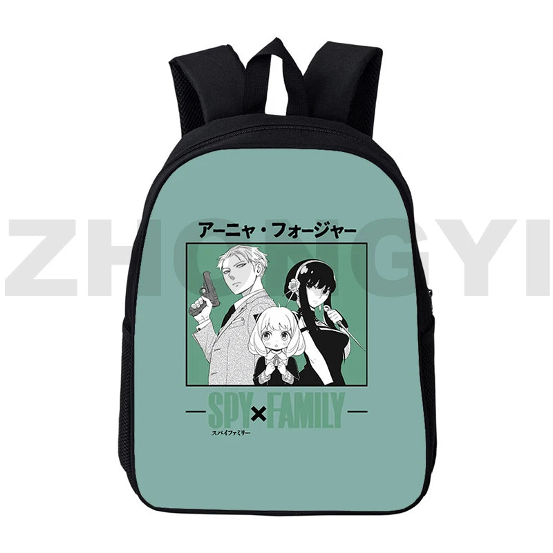 SPY X FAMILY Anya Forger Backpack 12/16 Inch Waterproof Schoolbag