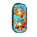 Cartoon Zings Kids Game Pencil Case Large Capacity Portable Waterproof Bag