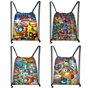 Cartoon Zings Drawstring Bag Teenager Storage