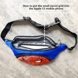Kids Cartoon Waist Bag Travel Messenger Multifunctional Chest Bag