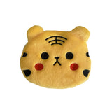 Tiger Coin Purse Plush Coin Purses Keychain Zip