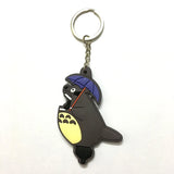 Totoro Key Chain Double-sided Pattern Kids Toy Bag Pendant Metal Key Ring