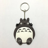Totoro Key Chain Double-sided Pattern Kids Toy Bag Pendant Metal Key Ring
