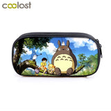 Totoro/Spirited Away Cartoon Cosmetic Case Pencil Bag for Boys Girls