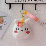 Unicorn Plush Hand Strap Coin Purse PVC Clutch Bag