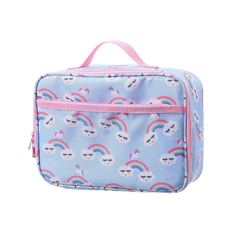 Cartoon Unicorn Portable Thermal Lunch Bag Insulated Cooler Bento Bag