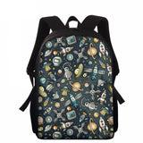 Cartoon Universe Pattern Toddler Backpack School Bags