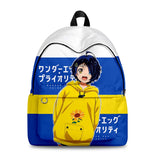 3D Print Wonder Egg Priority Backpacks Oxford Waterproof Casual Travel Bags