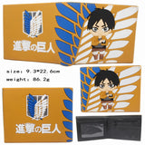 Anime Cartoon Short Wallet Bi Fold Purse for Young