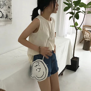 Cartoon Women Shoulder Bag Lady Girl Canvas Handbag Purse Bags