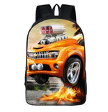 Cartoon Women bags wheels prints Backpack Students School Bag For Girls Boys Ruc