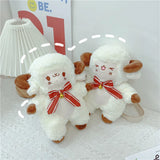 Sheep Doll Toy Bag Wool Velvet Girl Personality Shoulder Messenger Bags