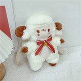 Sheep Doll Toy Bag Wool Velvet Girl Personality Shoulder Messenger Bags