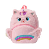 Angel Wings Plush Backpack Cartoon Big Eyes Children Backpack Girls Schoolbag