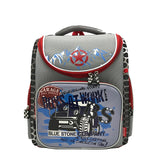 Cartoon Car School Bags for Boys Waterproof Nylon Schoolbag