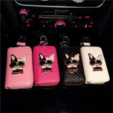 Cartoon Dog Key Bag Ladies GM Key Case Pendant Car Key Chain