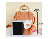 Large Capacity Cartoon Women Backpack Nylon School Bag for Girls