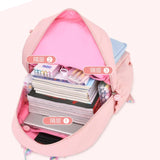 Rainbow School Backpack for Girls Grade 1-6 Women Travel Backpacks