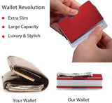 Carbon Fiber Metal Wallet with Money Clip