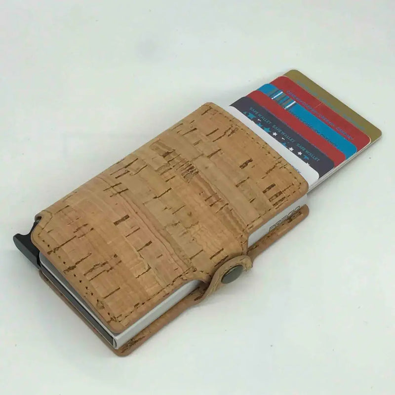Casekey Vegan Cork Wallet Rfid Blocking Smart Wallet