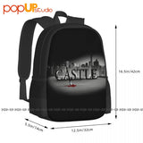 Castle TV Series Backpack Large Capacity Print Personalised Bags For Travel