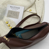 Casual Women Shoulder Bags Female Crossbody Bags Retro Pu Leather Underarm Bags