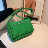 Casual Adjustable Strap Shoulder Bag Nylon Crossbody Bags For Women