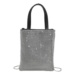 Rhinestone Pattern Crossbody Shoulder Bag Phone Clutch Purse
