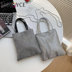 Rhinestone Pattern Crossbody Shoulder Bag Phone Clutch Purse