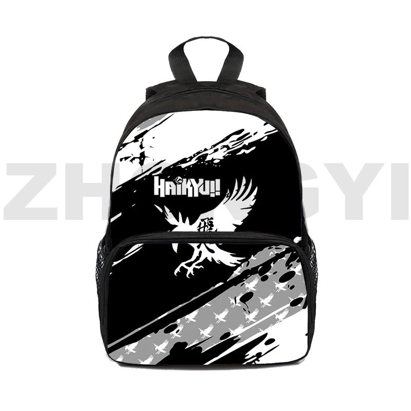 Haikyuu Backpack for Teen Girls 3D Print Karasuno 12 Inch Neko
