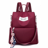 Anti-theft Women Backpack With Extra Shoulder Strap Oxford Backpacks