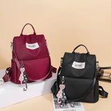 Anti-theft Women Backpack With Extra Shoulder Strap Oxford Backpacks