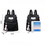Anti-theft Women Backpack With Extra Shoulder Strap Oxford Backpacks