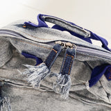 Casual Backpack Women Denim Travel Bag Vintage High Capacity Women's Backpack
