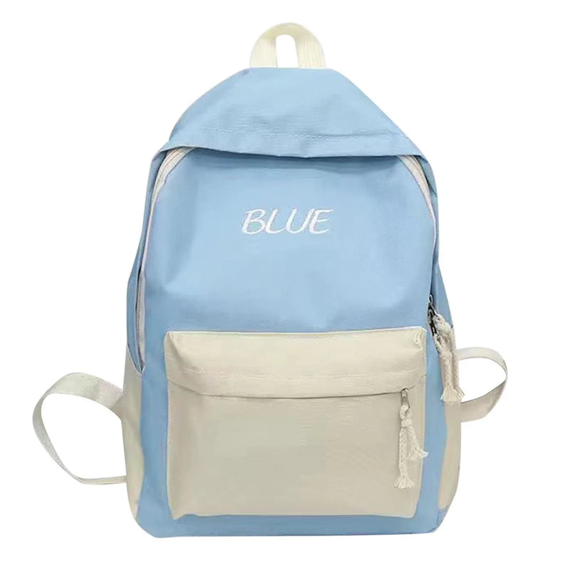 Casual Backpacks Women Patchwork Women Shoulder Bag Nylon Teenage Girl School