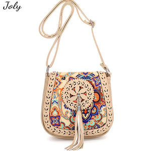 Vintage Ethnic Style Shoulder Bag for Women Girls