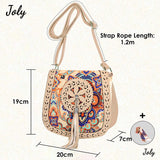 Vintage Ethnic Style Shoulder Bag for Women Girls