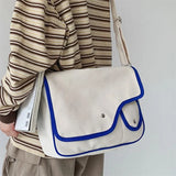 Canvas Crossbody Bag Casual Satchel Shoulder Purse Messenger Bag