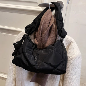 Quilted Shoulder Bags for Women - Winter Handbags