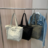 Winter Canvas Women's Big Tote Bag High-capacity Shoulder Side Bags