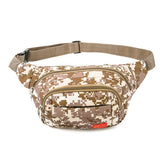 Camouflage Waist Pack Belt Bag for Men and Women