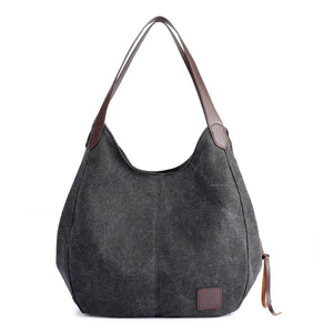 Casual Canvas Women Totes Bag Large Capacity Handbags Shoulder Bag