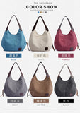 Casual Canvas Women Totes Bag Large Capacity Handbags Shoulder Bag
